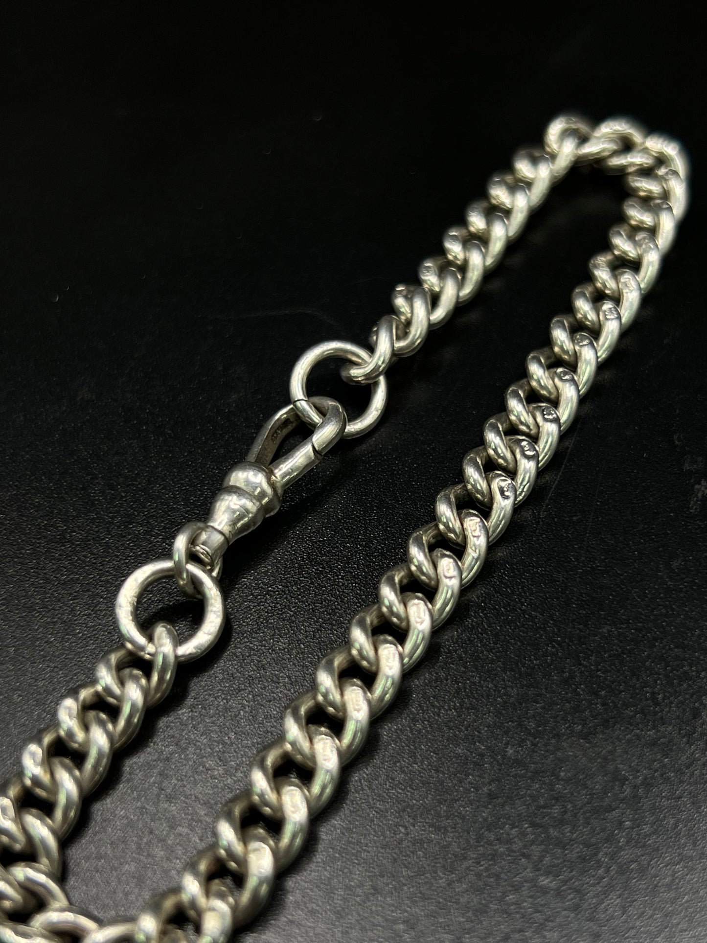 Pre-loved 925 Silver Chunky Curb Bracelet