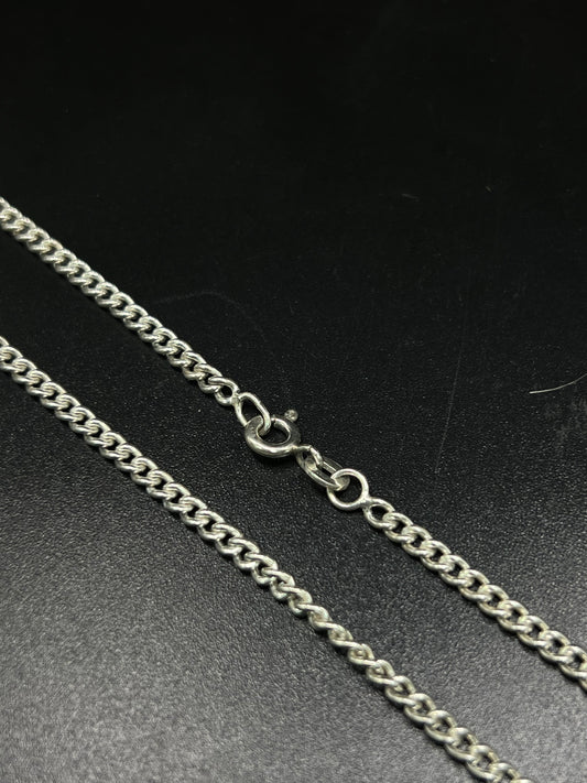 Pre-loved 925 Silver Curb Necklace 16”