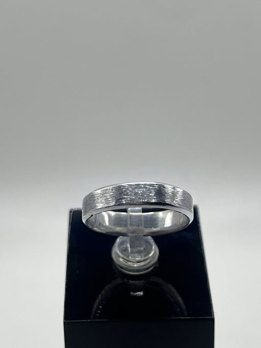 5mm Platinum - Filed Finish Wedding Ring