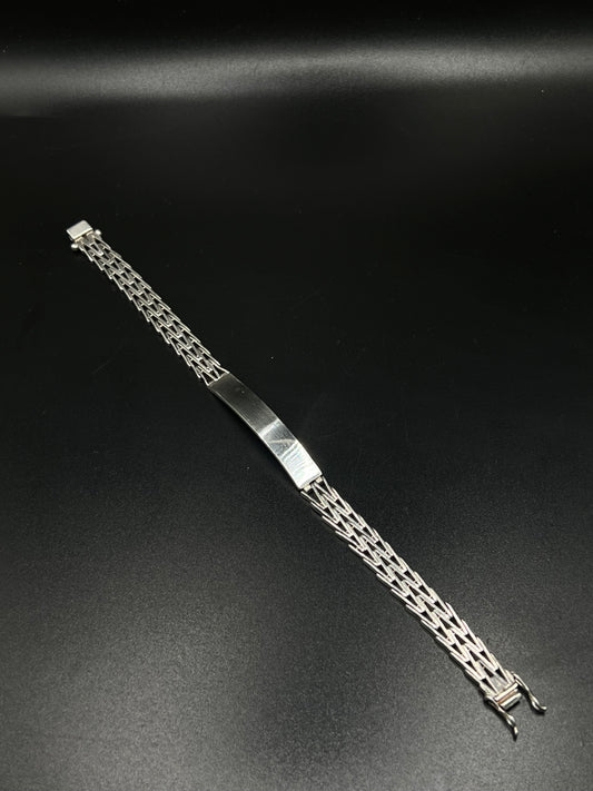 Pre-loved 925 Silver Identity Bracelet