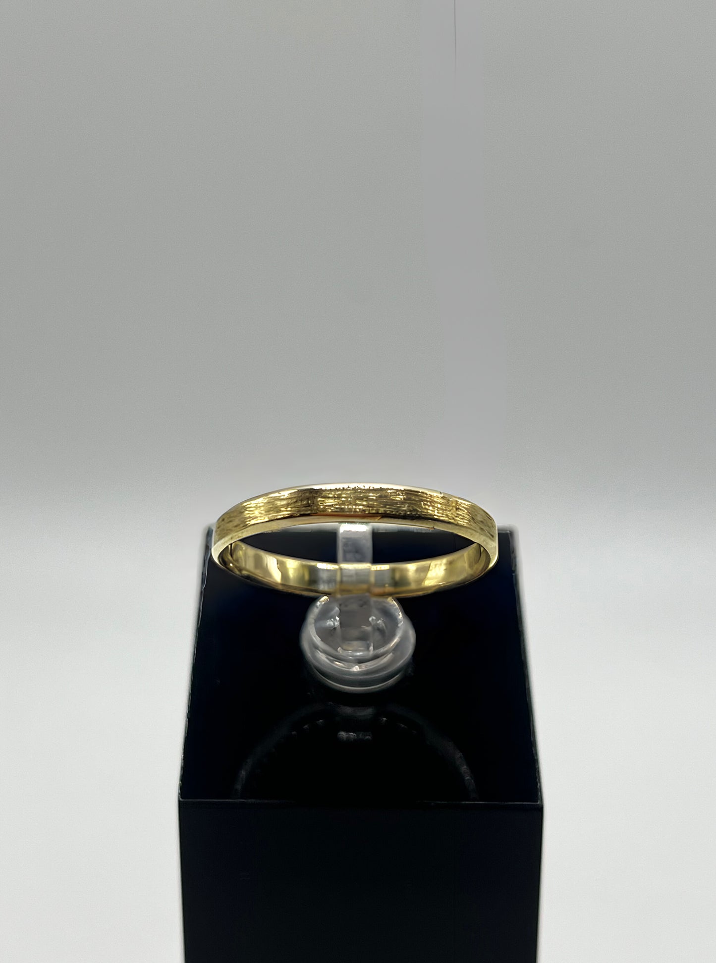 3mm 18ct Yellow Gold - Filed Finish Wedding Ring