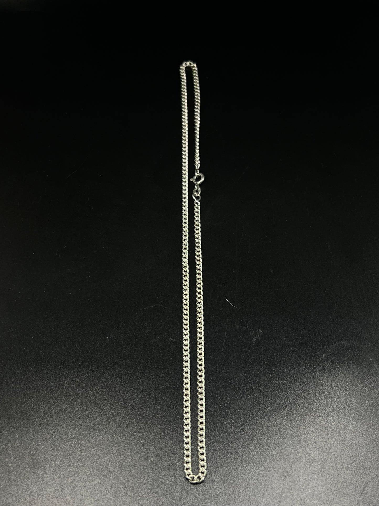 Pre-loved 925 Silver Curb Necklace 16”