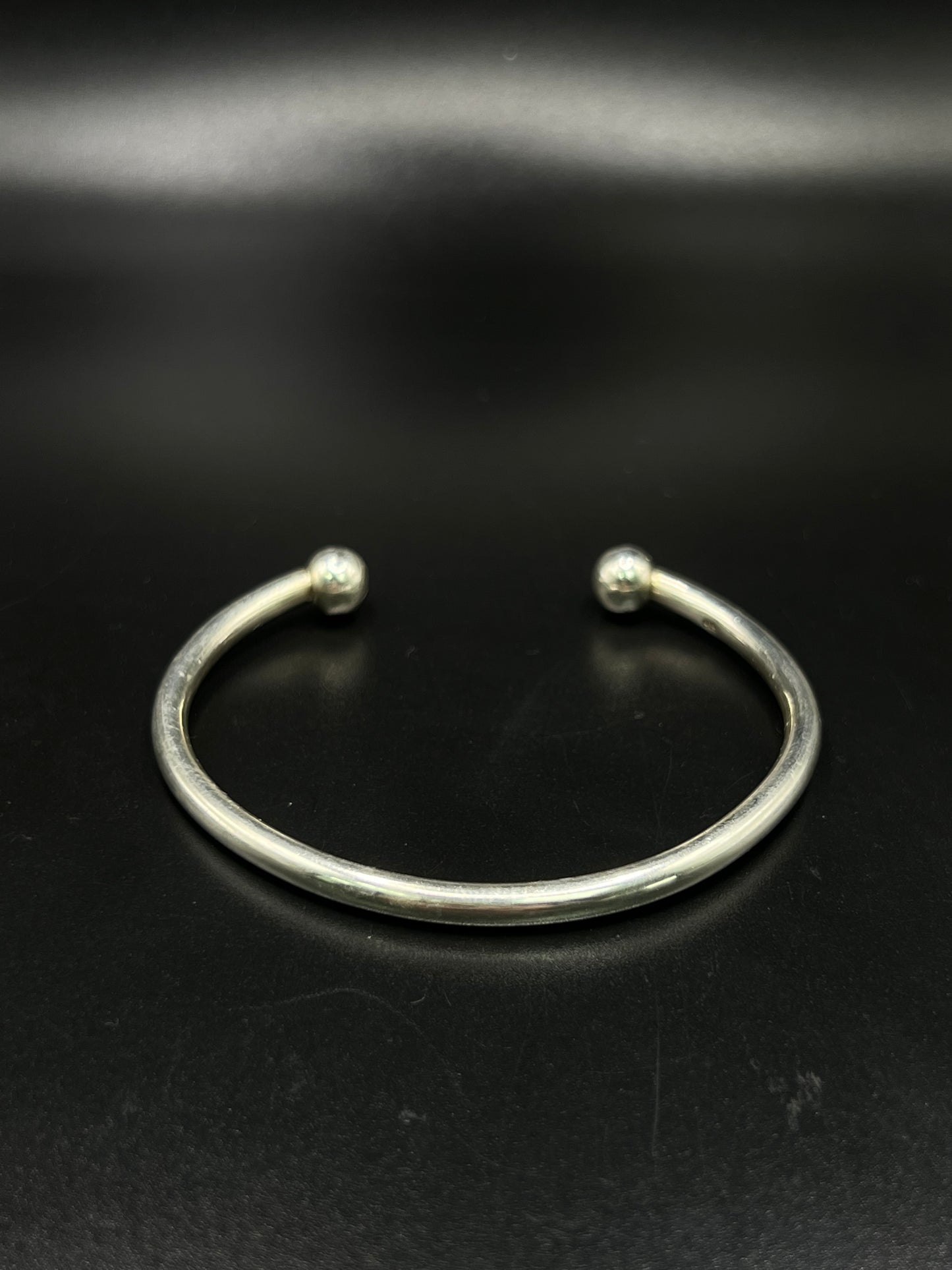 Pre-loved 925 Silver Torque Bangle (Cuff)