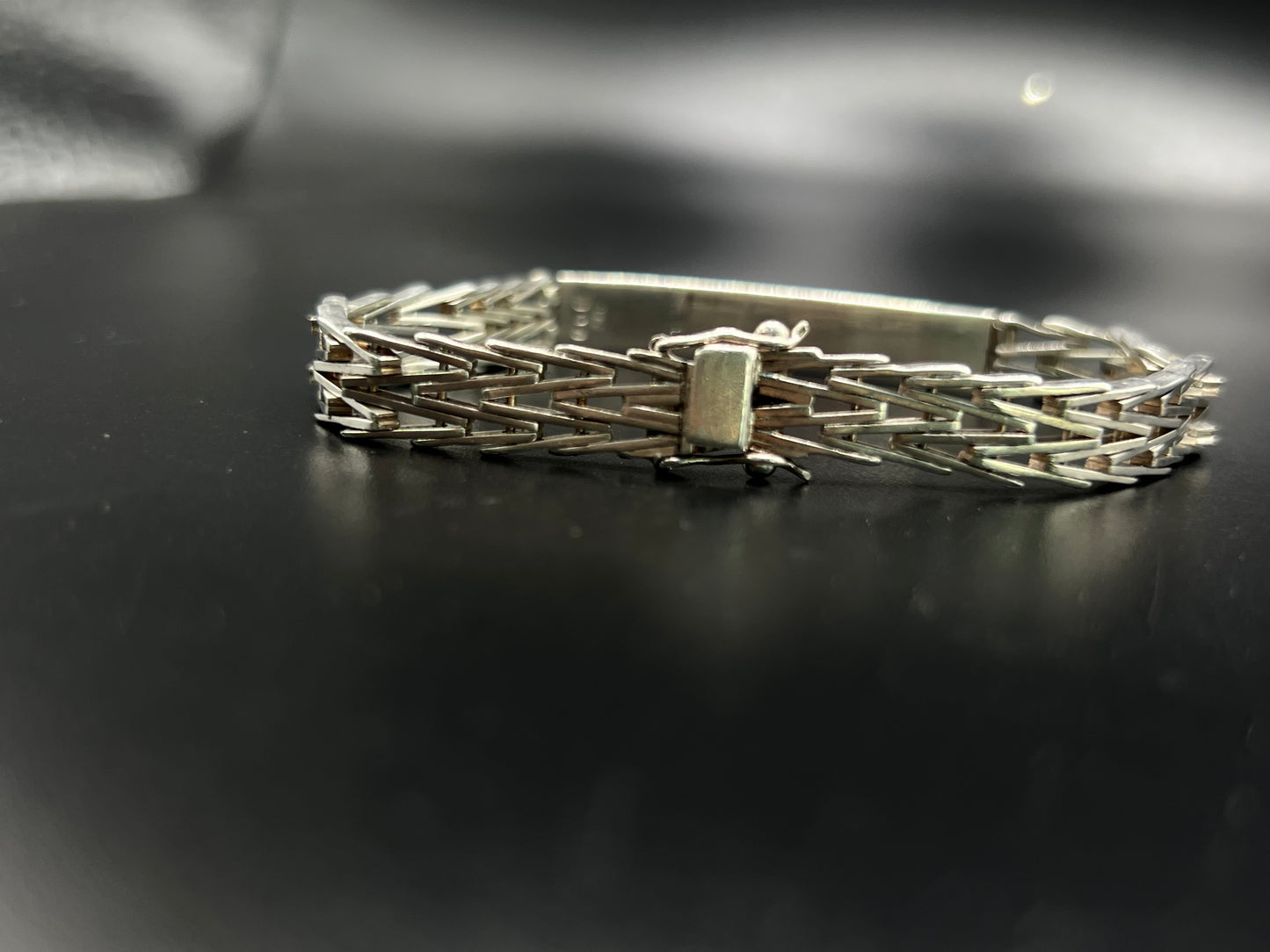 Pre-loved 925 Silver Identity Bracelet