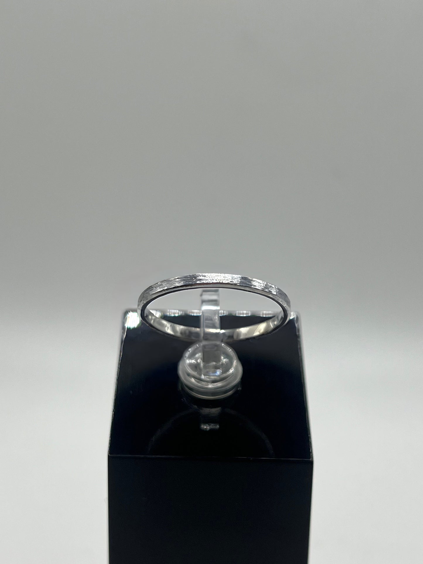 2mm Platinum - Filed Finish Wedding Ring